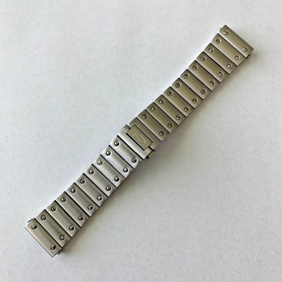 MINT 21mm Quick Switch Release 316L Bracelet Strap 40mm Santos de Cartier Watch - Picture 1 of 16